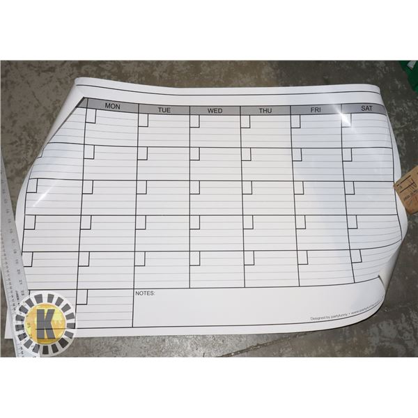 DRY ERASE MONTHLY CALENDAR