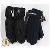 Image 1 : TWO NEW PAIRS OF KIDS GLOVES