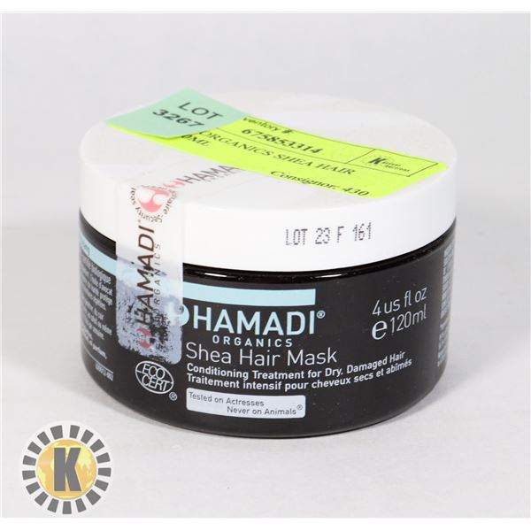 HAMADI ORGANICS SHEA HAIR MASK 120ML