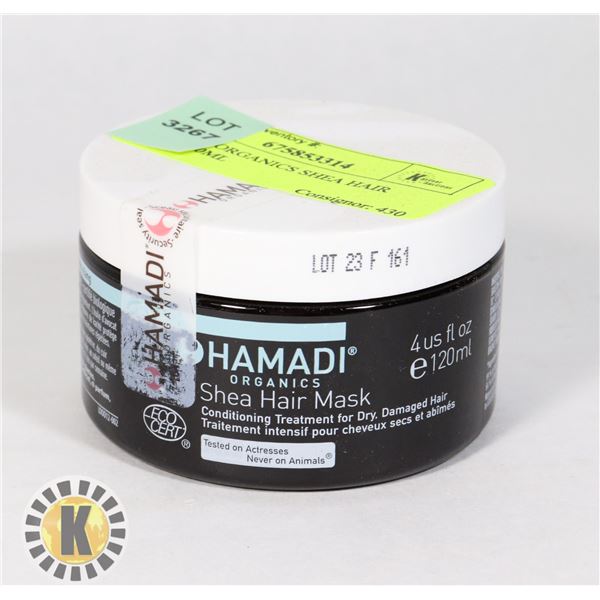 HAMADI ORGANICS SHEA HAIR MASK 120ML