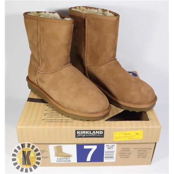 KIRKLAND WOMENS SHORT SHEARLING BOOT