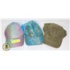 Image 2 : LOT OF 3 GIRLS SNAP ADJUSTABLE BALL CAPS