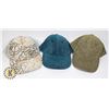 Image 1 : LOT OF 3 GIRLS SNAP ADJUSTABLE BALL CAPS