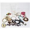Image 1 : COCA COLA GLASS FULL OF ASSORTED FASHION JEWELRY