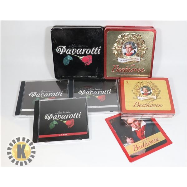 PAVAROTTI BOX SET SOLD WITH BEETHOVEN BOX SET