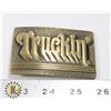 Image 1 : TRUCKIN COLLECTOR BELT BUCKLE