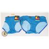 Image 1 : 2 MAIDENFORM HIPSTERS LADIES L BLUE