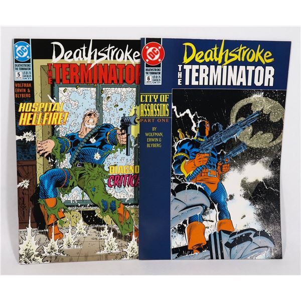 DEATHSTROKE THE TERMINATOR #5, 6