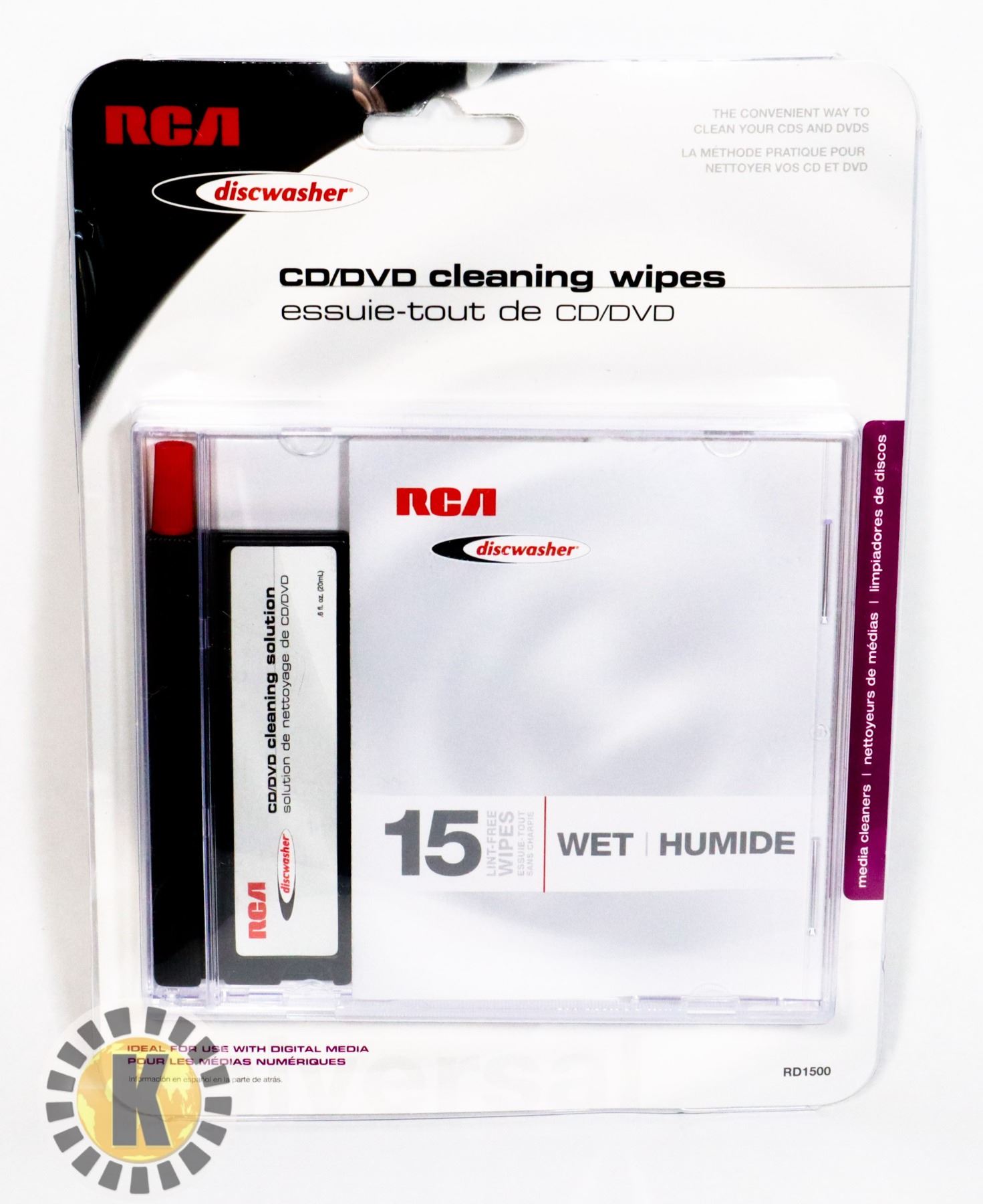 15 NEW CD/DVD CLEANING WIPES, AND CLEANING SOLUTION