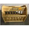 Image 3 : ESTATE WOODEN MAGAZINE/ BOOK HOLDER/ BASKET