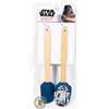 Image 1 : NEW STAR WARS SILICONE SPATULA AND SPOON SET R2D2