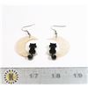 Image 1 : NEW CAT AND MOON THEME DROP EARRINGS