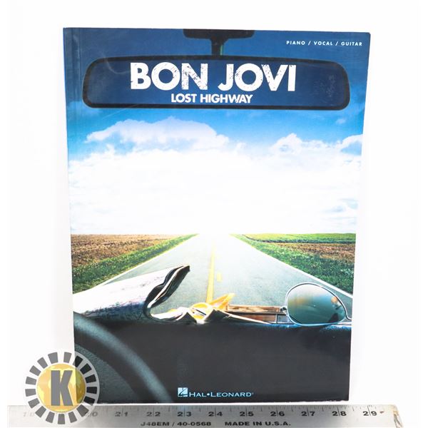 BON JOVI LOST HIGHWAY MUSIC BOOK