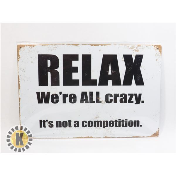 NEW 12"X8" METAL WALL ART