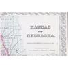 Image 6 : Kansas & Nebraska Framed Territorial Map c. 1857