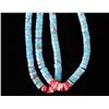 Image 5 : C.1940- Old Santo Domingo Jacla Turquoise Necklace