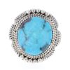 Image 3 : Navajo Sterling Silver Turquoise & Agate Rings