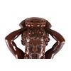 Image 2 : Rare 19th C. Neoclassical Hand-Carved Wood Newel