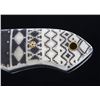 Image 8 : Navajo Pattern Scrimshaw Damascus Knife