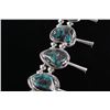 Image 16 : Navajo Apache Blue Turquoise Squash Blossom Set