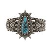 Image 1 : Navajo Ivan J. Howard Sterling Turquoise Bracelet