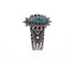 Image 9 : Navajo Ivan J. Howard Sterling Turquoise Bracelet