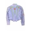 Image 15 : Renegade by Ren Ellis Blue Suede Beaded Jacket