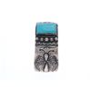 Image 4 : Navajo Johnson Sterling Silver Turquoise Bracelet