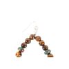 Image 14 : Navajo Sterling Silver Jasper & Turquoise Earrings