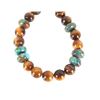 Image 15 : Navajo Sterling Silver Jasper & Turquoise Earrings