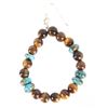 Image 16 : Navajo Sterling Silver Jasper & Turquoise Earrings