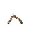 Image 17 : Navajo Sterling Silver Jasper & Turquoise Earrings