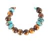 Image 18 : Navajo Sterling Silver Jasper & Turquoise Earrings
