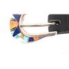 Image 6 : Navajo Calvin Begay Sterling Silver Inlaid Buckle