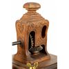 Image 5 : C. 1916 American Carved Wood & Glass Butter Churn