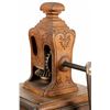 Image 8 : C. 1916 American Carved Wood & Glass Butter Churn