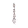 Image 2 : Delicate 3.35 ct. Mixed Cut Fancy Diamond Earrings