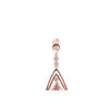 Image 5 : Art Deco Morganite Diamond 14k Rose Gold Earrings