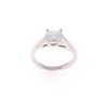 Image 2 : Classic Square Cut 1.08 ct. Diamond Platinum Ring