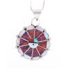 Image 3 : Navajo & Zuni Sterling Silver Multistone Necklaces