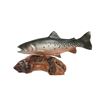 Image 1 : Big Sky Carvers Wooden Carved Rainbow Trout