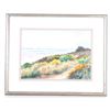 Image 1 : Ted Walters Sea Shore Scenic Watercolor on Board