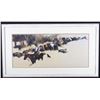 Image 1 : Cowboy Moving Cows Lithograph by Williamson