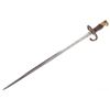 Image 2 : French M1875 WWI Sword Bayonet w/ Scabbard