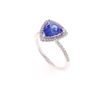 Image 2 : 2.03cts AAA+ Tanzanite Diamond & 18k Gold Ring