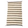 Image 2 : Navajo Saddle Blanket Hand Woven Rug c. 1940's