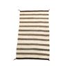Image 3 : Navajo Saddle Blanket Hand Woven Rug c. 1940's