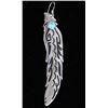 Image 12 : Navajo T&R Singer Sterling Silver Dangle Earrings