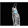 Image 13 : Navajo T&R Singer Sterling Silver Dangle Earrings