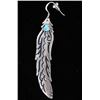 Image 16 : Navajo T&R Singer Sterling Silver Dangle Earrings